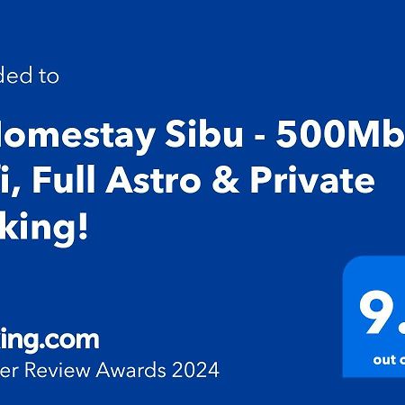 H Homestay Sibu - 1000Mbps 1Gbps Wifi, Astro & Auto Gate Parking Semi Detached House! Exteriér fotografie